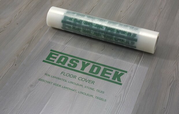 Floor Cover, afdekfolie voor laminaat 60 cm x 60 mtr x 100 mu