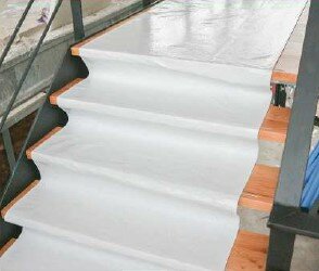 Multi Cover Air Plus, licht ademend afdekvlies voor beschermen van vloeren of trappen 80 cm x 25 mtr