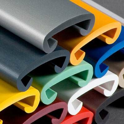 PVC Trapleuningprofiel voor vlakke leuning klassiek F408-019 grijs-aluminium