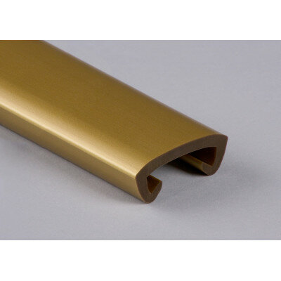 PVC Trapleuningprofiel voor vlakke leuning modern C408-020 goud